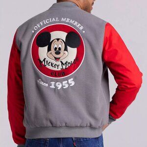Our Universe Disney Mickey Mouse Club Retro Varsity Bomber Jacket - UNISEX XS